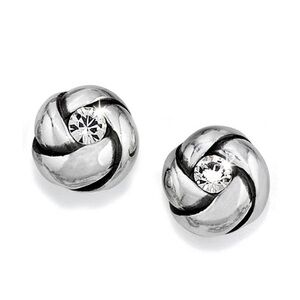 Love Me Knot Mini Post Earrings.